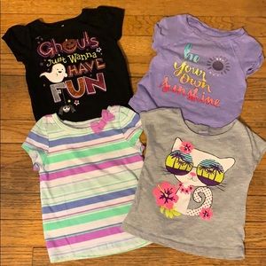 Bundle of 4 girls shirts size 18 months